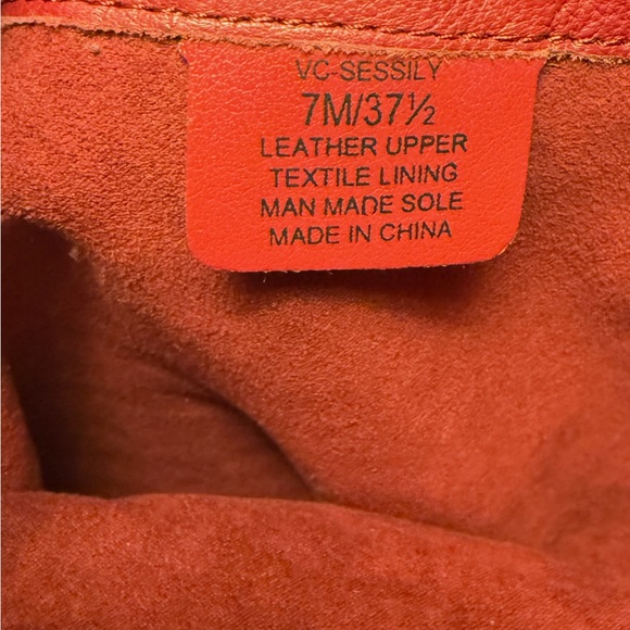 Vince Camuto tall Vibrant Red Soft leather boots -New - Picture 5 of 5